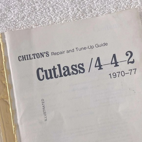 Vintage Chilton’s Cutlass /4-4-2 1970-77 Repair And Tune Up Guide - Picture 7 of 16